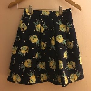 Stretchy Waist Lemon Skirt from Korea (no brand)